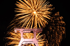 Feuerwerk auf Zeche Zollverein