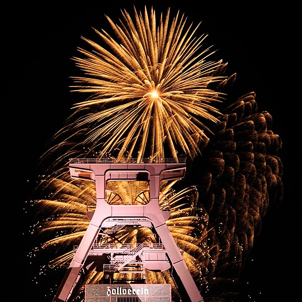 Feuerwerk Zeche Zollverein, Essen