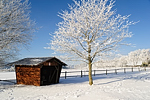 Schneehütte bei Winterberg im Sauerland